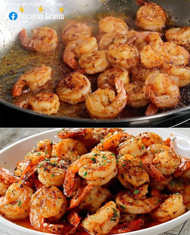 Recetario Camarones Con Ajo Y Mantequilla 😋